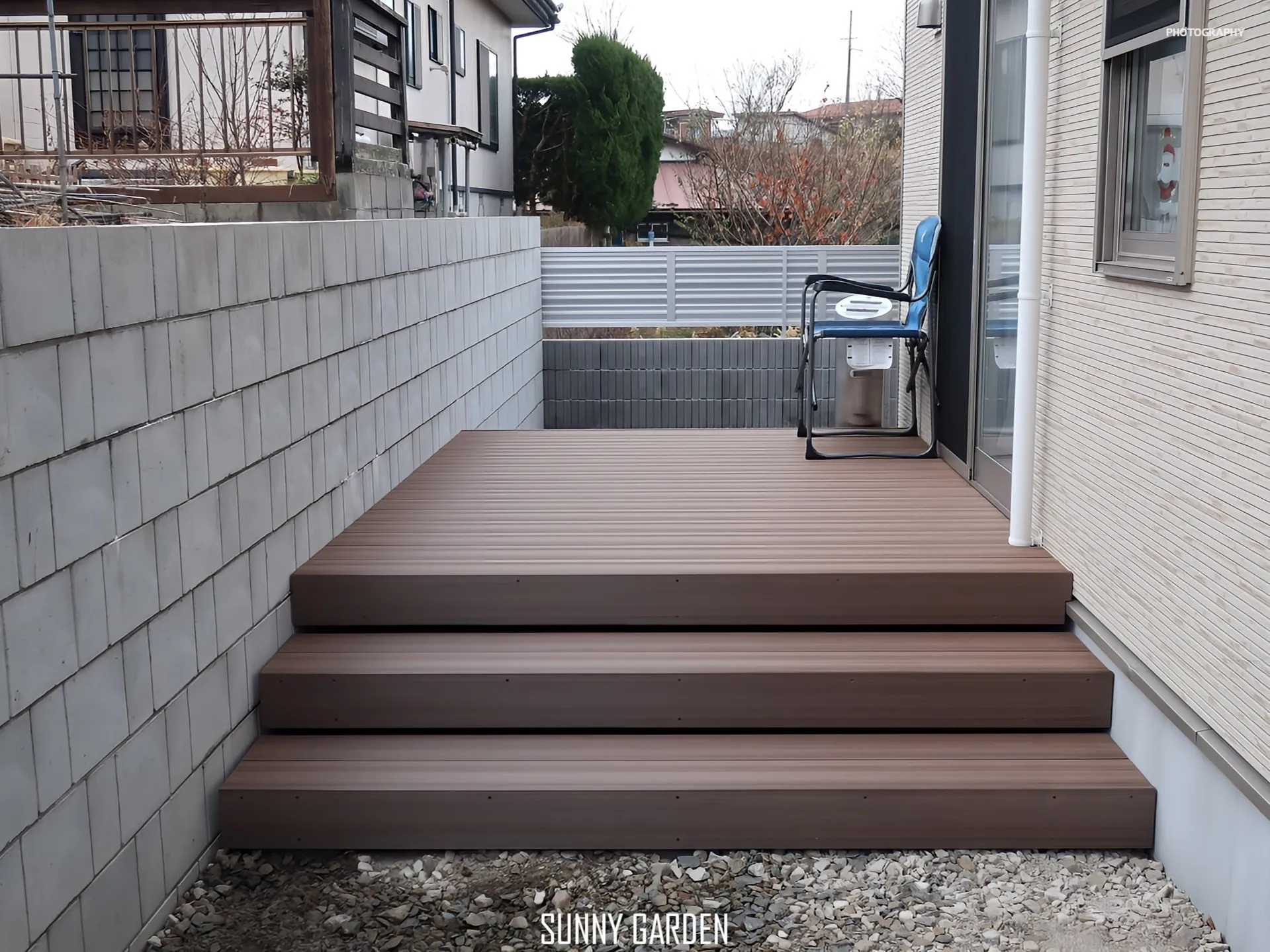 🏡庭にくつろぎの時間を