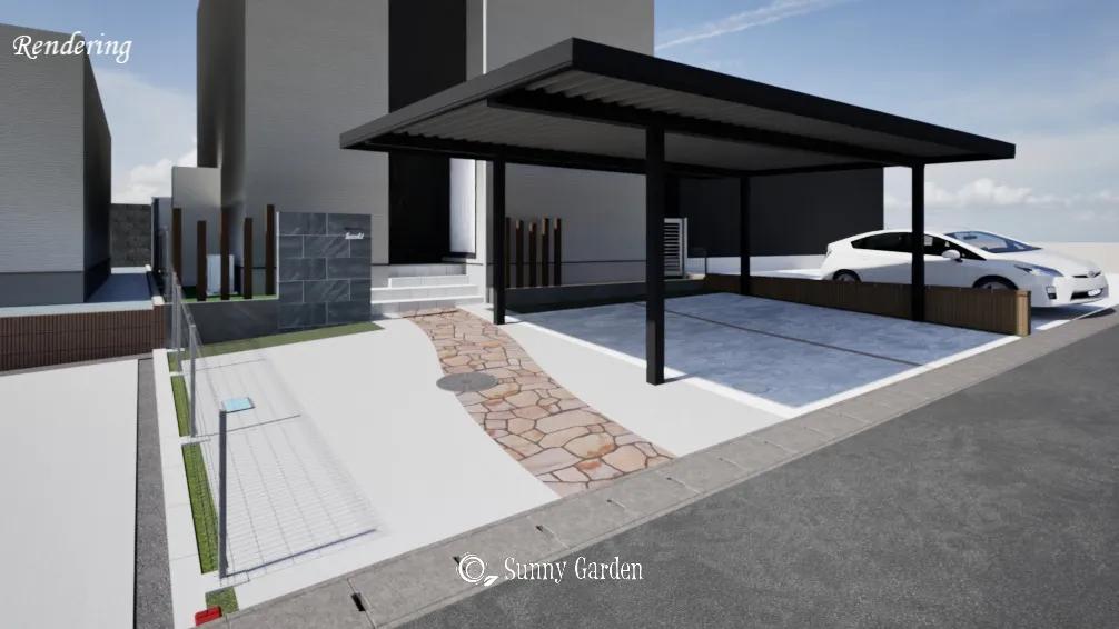 駐車場・門まわり・お庭のリフォーム工事✨