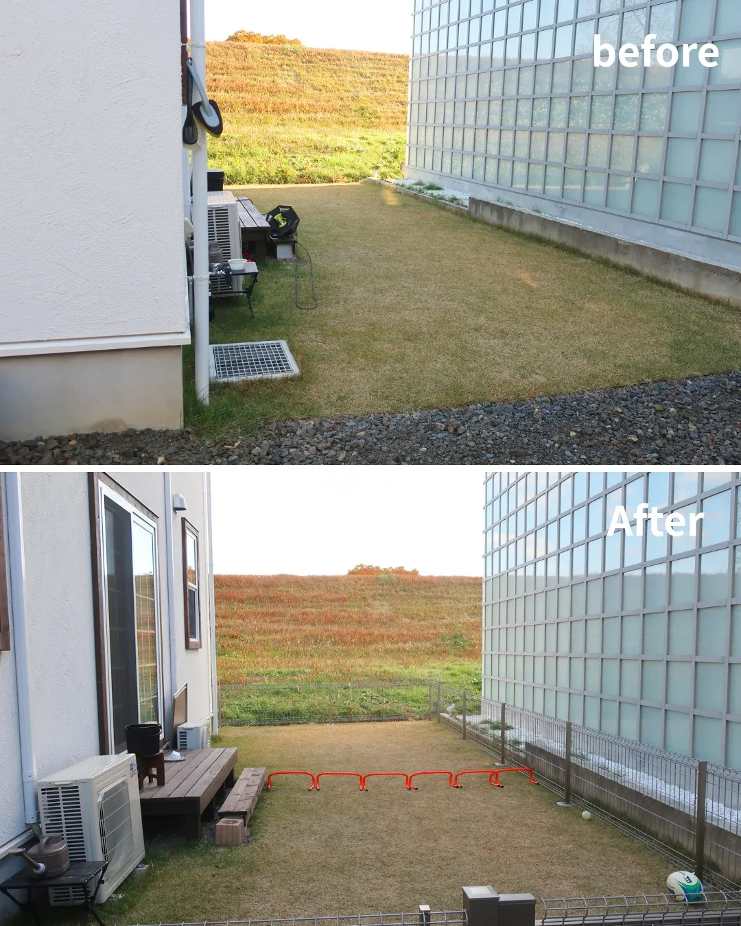 ワンちゃんが安心して過ごせるお庭に🐾✨